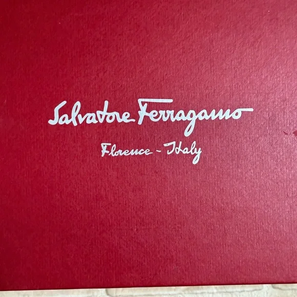 Salvatore Ferragamo Novello Nero Calf Black Leather Flats Sneaker Gold Bow 8.5 - Picture 8 of 10